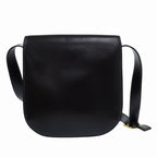 Hermes Vintage Box Calf Black Shoulder Bag 0816 — view 3