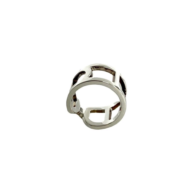 Hermes Everchaine Dancre Silver 925 Ring No 8 Accessory Jewelry 402-3 — view 7