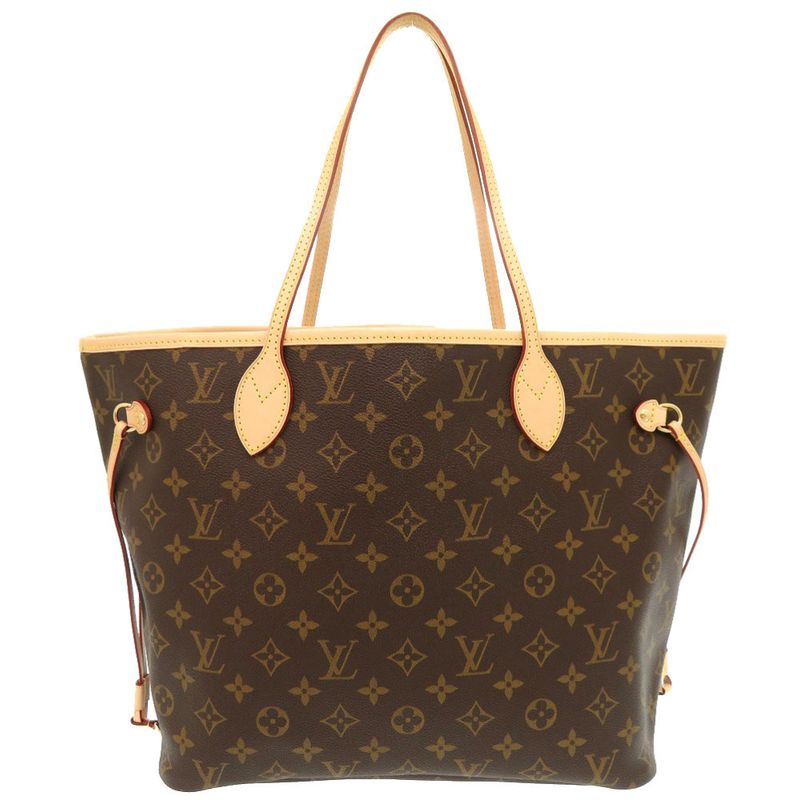 Louis Vuitton Current New Shape Neverfull MM Monogram Rose Beige Tote — view 2