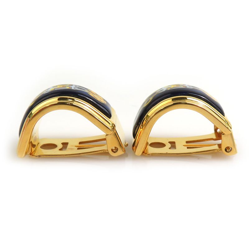 Hermes Earrings Cloisonne Ware — view 4