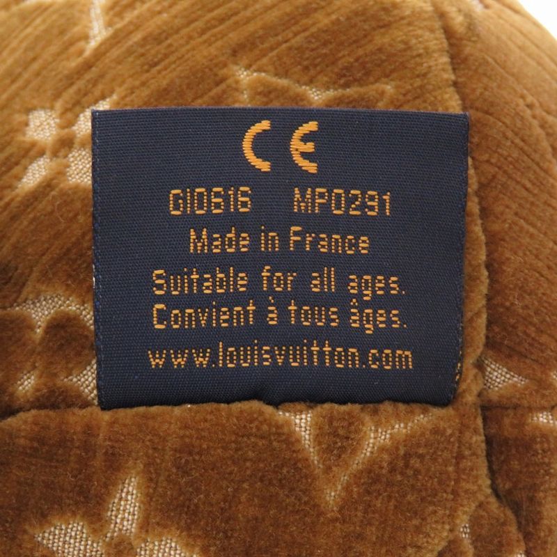 Louis Vuitton Monogram Doudou Teddy Bear Limited Edition 2021 Gi0616 Velour — view 9