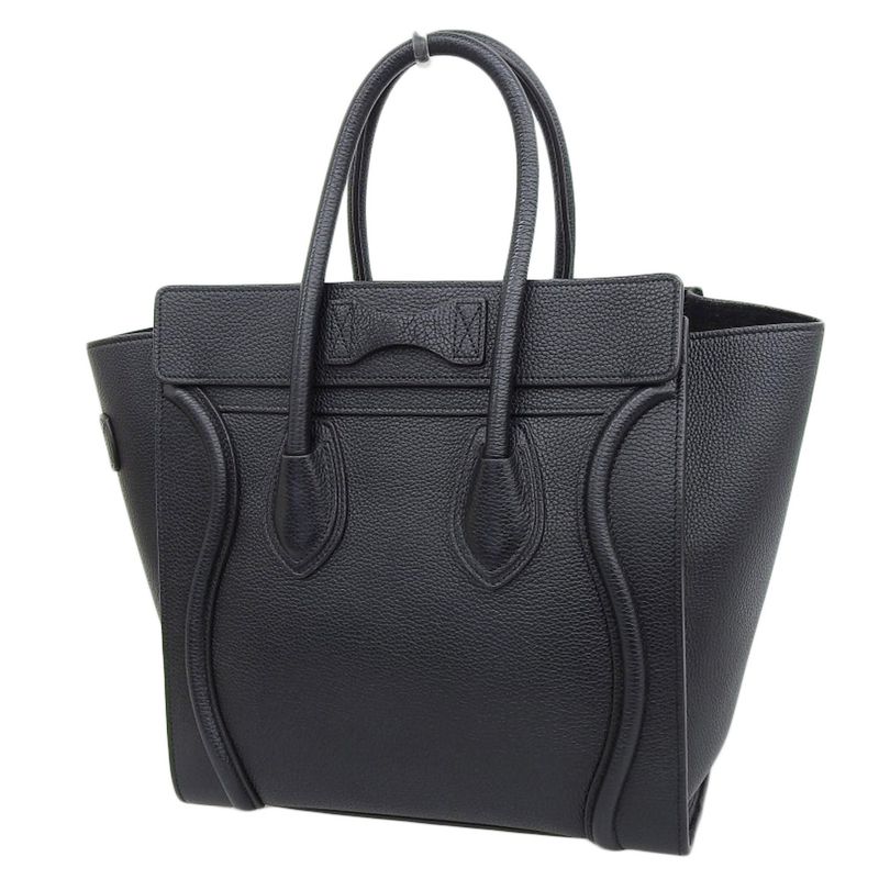 Celine Luggage Micro Shopper Handbag — view 2