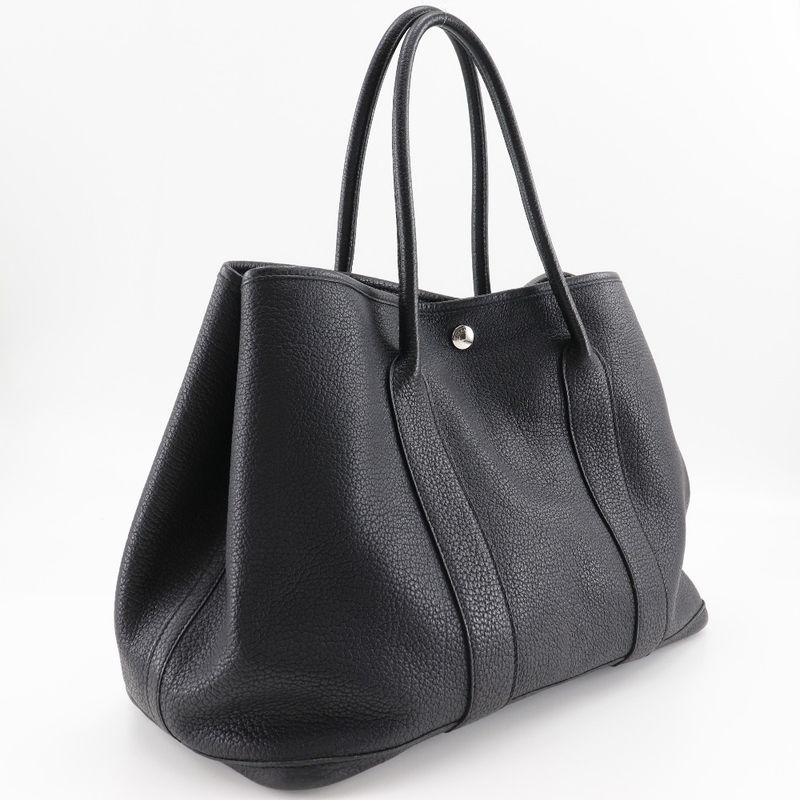 Hermes Garden Party PM Negonda Black P Tote Bag — view 3