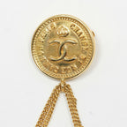 Chanel Bag Motif Quilted Gold Plated 19 g Brooch — view 7