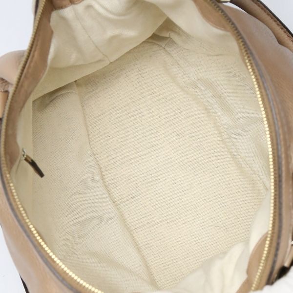 Gucci WG Leather 2-Way Bag With Shoulder Strap Crossbody Handbag — view 9