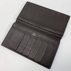 Hermes Citizen Twill Long Silk-in Brown Wallet Billfold Coin Purse None — view 3