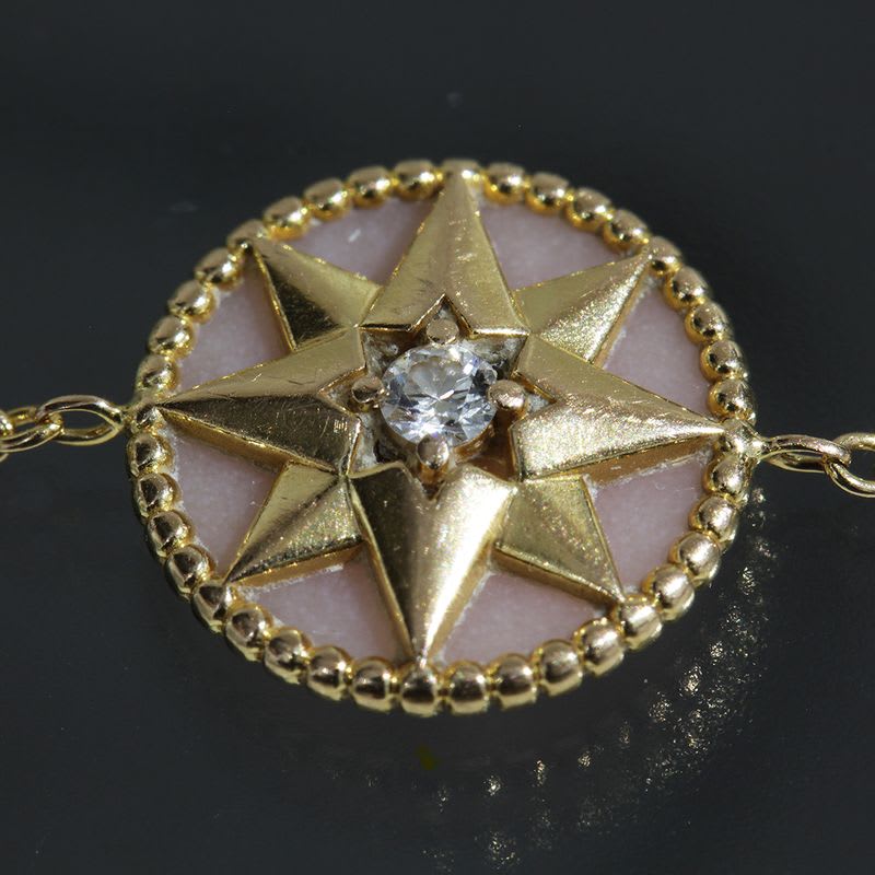 Dior Rose De Van Bracelet Diamond Opal 18K Pink Gold E1799 — view 4