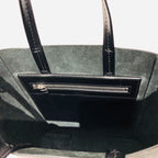 Celine Vertical Cabas Small 2-Way Bag Black Leather Tote Crossbody — view 8
