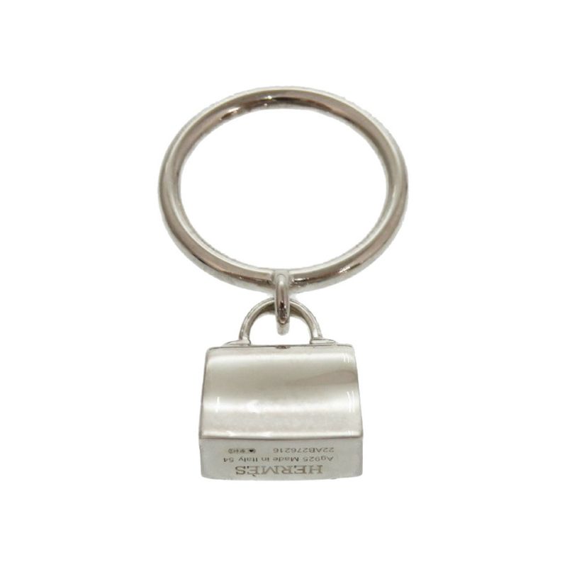 Hermes Amulet Kelly Ring 925 Silver Accessories 0169 — view 2