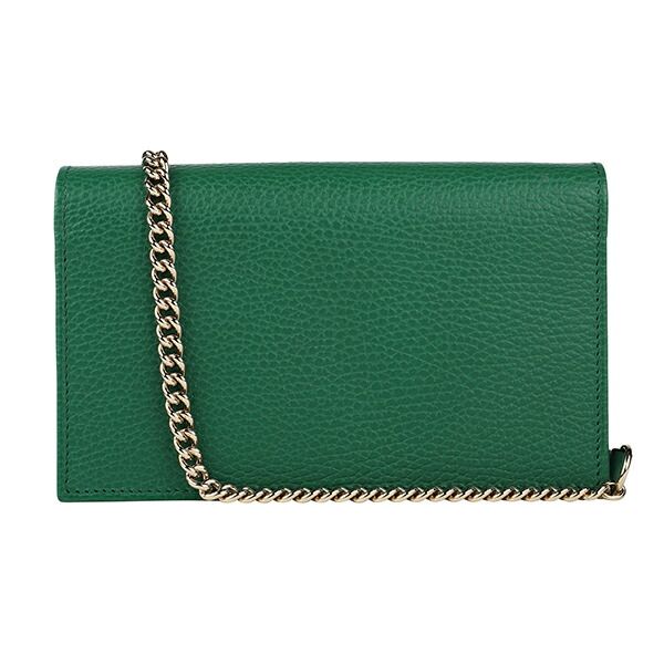 Gucci Shoulder Bag Dollar Calf Green — view 2
