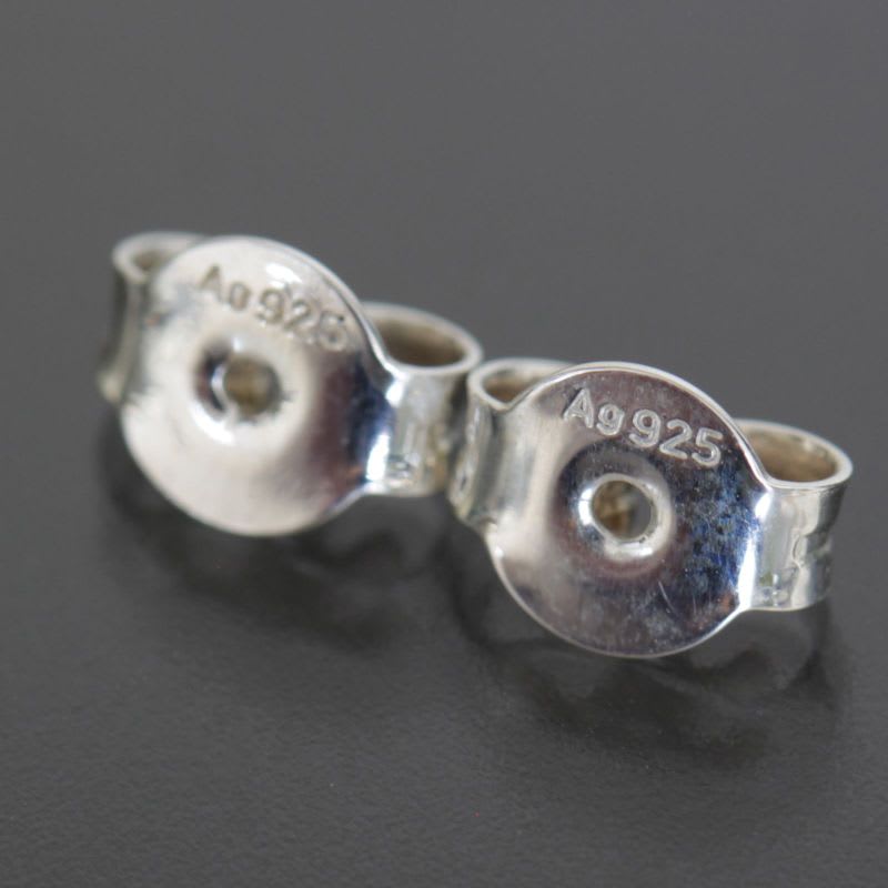 Gucci G Motif Earrings Interlocking AG 925 Silver E1119 — view 5