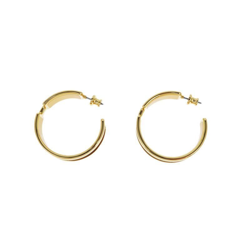 Hermes Earrings Olympe Anemone Gold Hardware Purple Pair Of Accessories — view 6