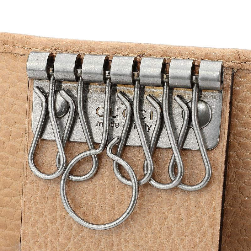 Gucci Key Case GG Marmont Rose Beige — view 5