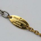 Louis Vuitton Necklace Gold Color And Silver Combination — view 6