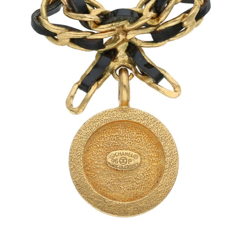 Chanel 96 P Vintage Coin Ribbon Choker Necklace — view 4