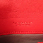 Bottega Veneta Intrecciato Leather Red Bifold Long Wallet 0337 — view 9