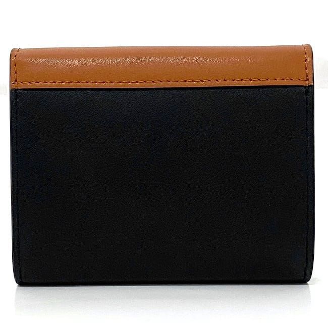 Celine Trifold Wallet Black Brown Blue — view 3