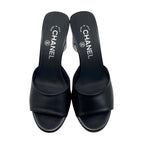 Chanel Mule Sandals Mirror Heel 94305 36 1 2 Size Coco Mark — view 5