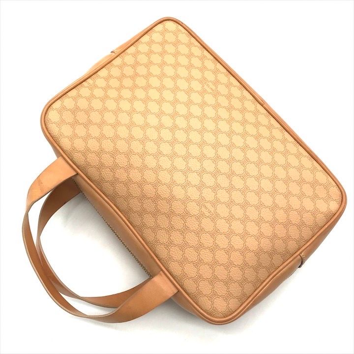 Celine Vintage Hand Bag Macadam Leather Light Brown — view 3