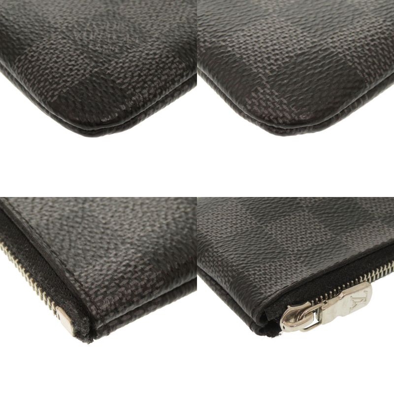 Louis Vuitton Pochette Cles Damier Graphite Coin Case 1206 — view 3
