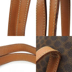 Celine Tote Bag Macadam Leather Brown Gold Hardware — view 4