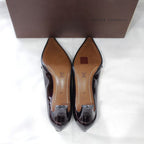 Louis Vuitton Stored Item Enamel Brown Heel 37 — view 5