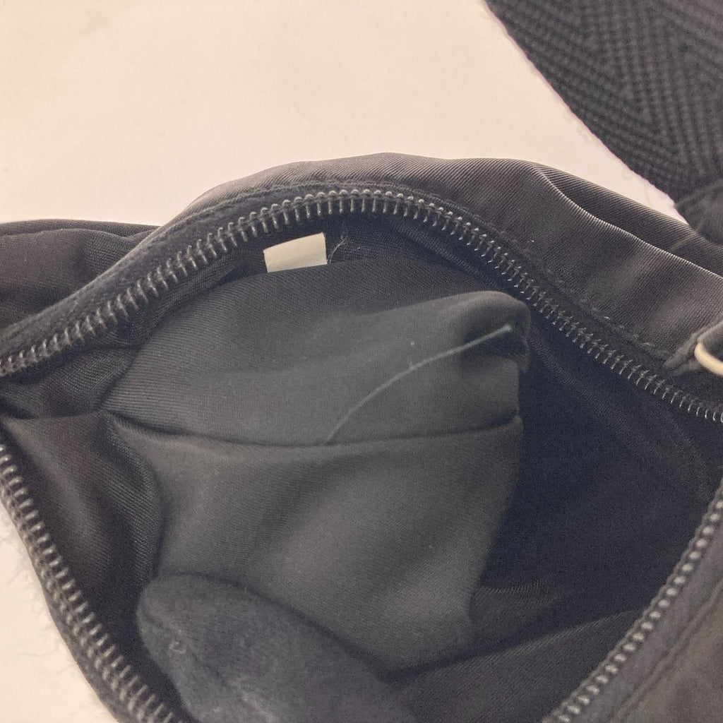 Prada Handbag Mini Triangle Logo Plate Mv515 Black — view 7