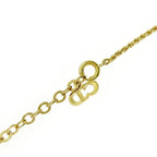 Christian Dior GP CD Logo Necklace Gold — view 7