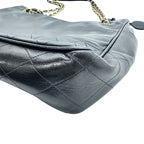 Chanel Quilted Chain Shoulder Bag Black 1877 — view 4