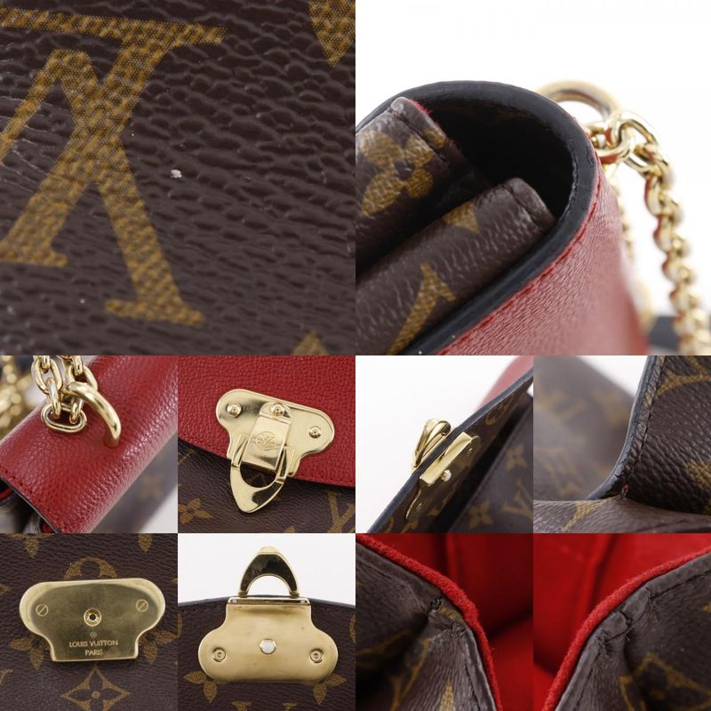 Louis Vuitton Saint Placide Monogram Canvas Threes Brown Red Ca2167 — view 8