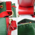 Louis Vuitton Shoulder Bag Petite Noe Epi Leather Green Red — view 8