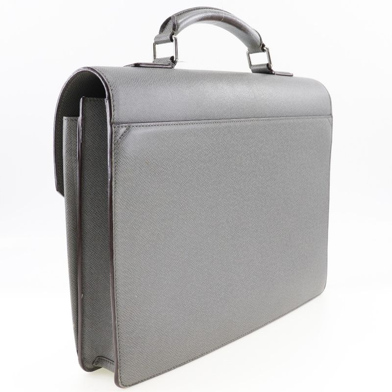Louis Vuitton Neo Robusto 2 Briefcase Taiga Glacier Gray Business — view 3