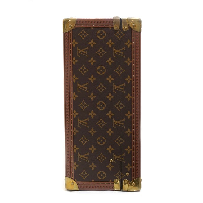 Louis Vuitton Bisten 55 Trunk Case Monogram Canvas Leather Brown — view 5