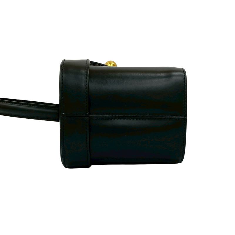 Celine Vintage Star Ball Hardware Leather Vanity Bag Handbag