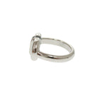 Hermes Myon Size T60 Metal Silver Black Ring 1082 — view 4