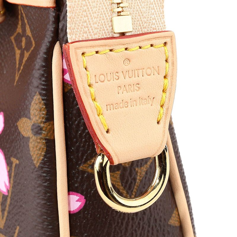 Louis Vuitton Shoulder Bag Pochette Accessoire Sakura Brown — view 9