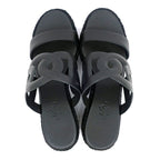 Hermes Espadrille Itea Sandals Rope Wedge Heel Black 38 Shoes — view 7
