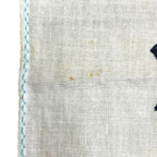 Chanel Scarf Handkerchief Bandana Camellia Logo Coco Mark Light Blue Black — view 9