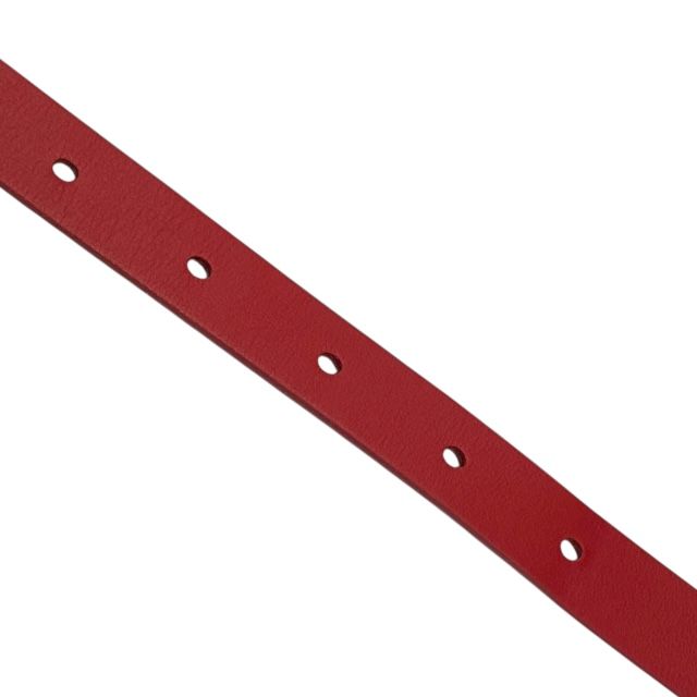 Christian Dior Belt Thin CD Logo Red — view 7
