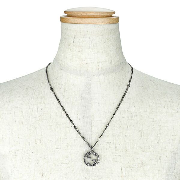 Gucci Necklace Interlocking G Argento — view 9