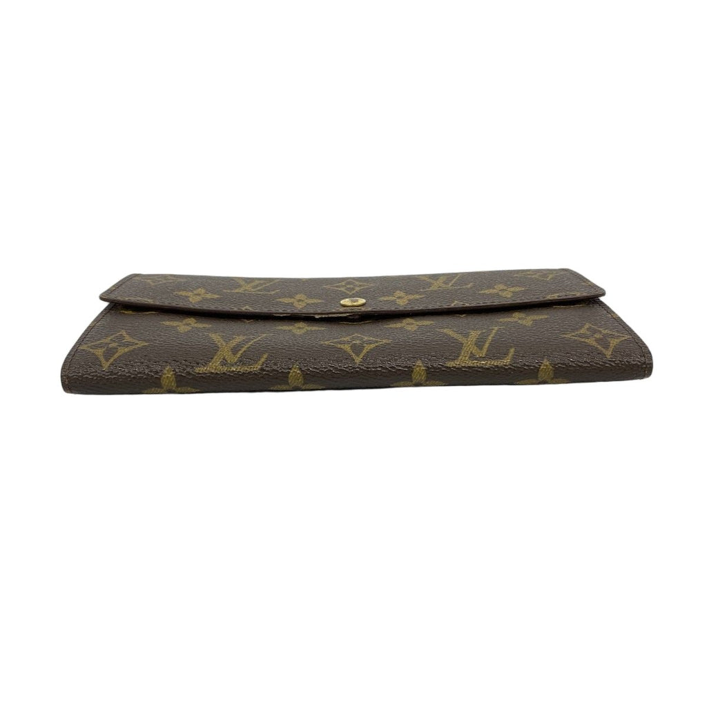 Louis Vuitton Wallet Monogram Pochette Porte-Monnaie Cles Brown — view 2