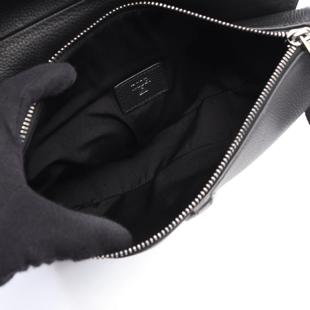 Dior Waist Bag Erl Black Leather — view 3