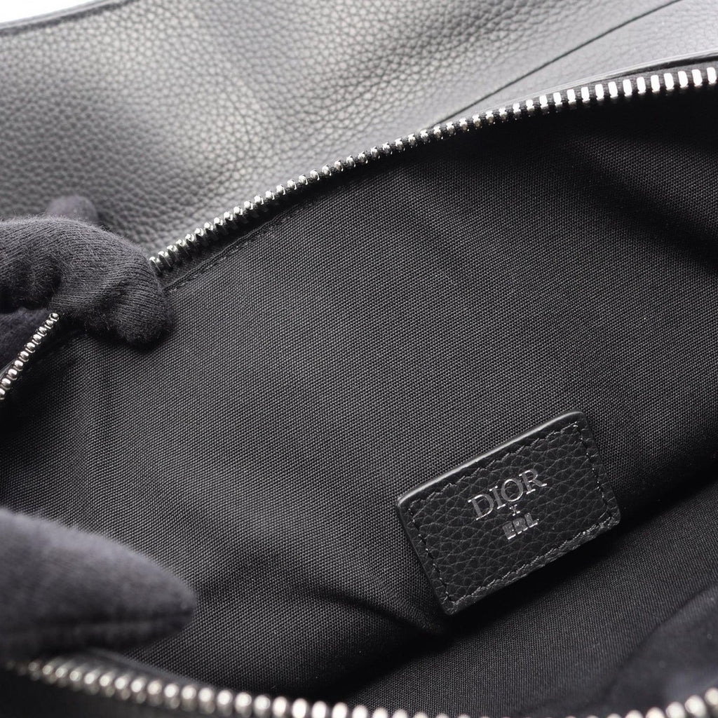 Dior Waist Bag Erl Black Leather — view 5
