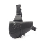 Dior Waist Bag Erl Black Leather