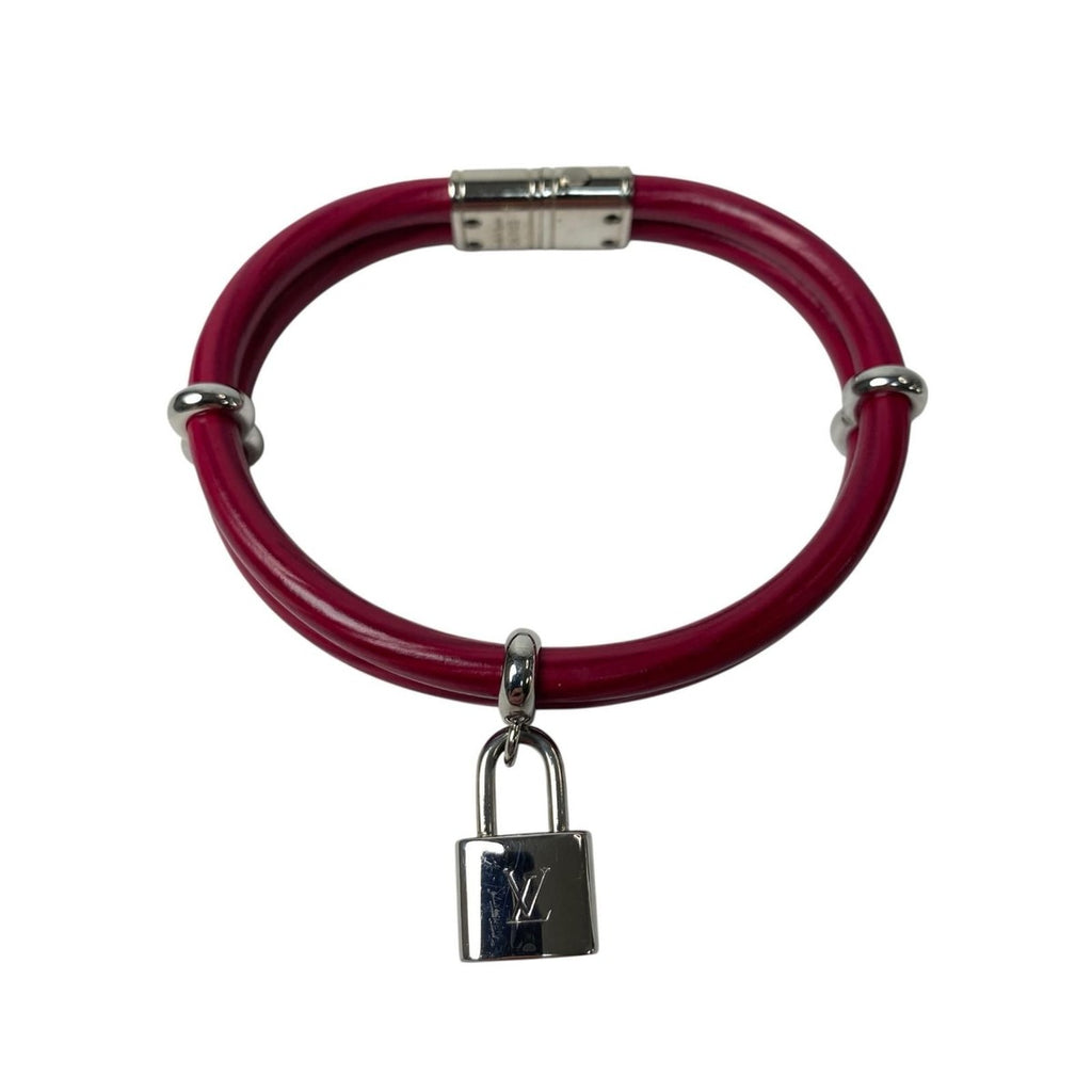 Louis Vuitton Cadena Leather Bracelet
