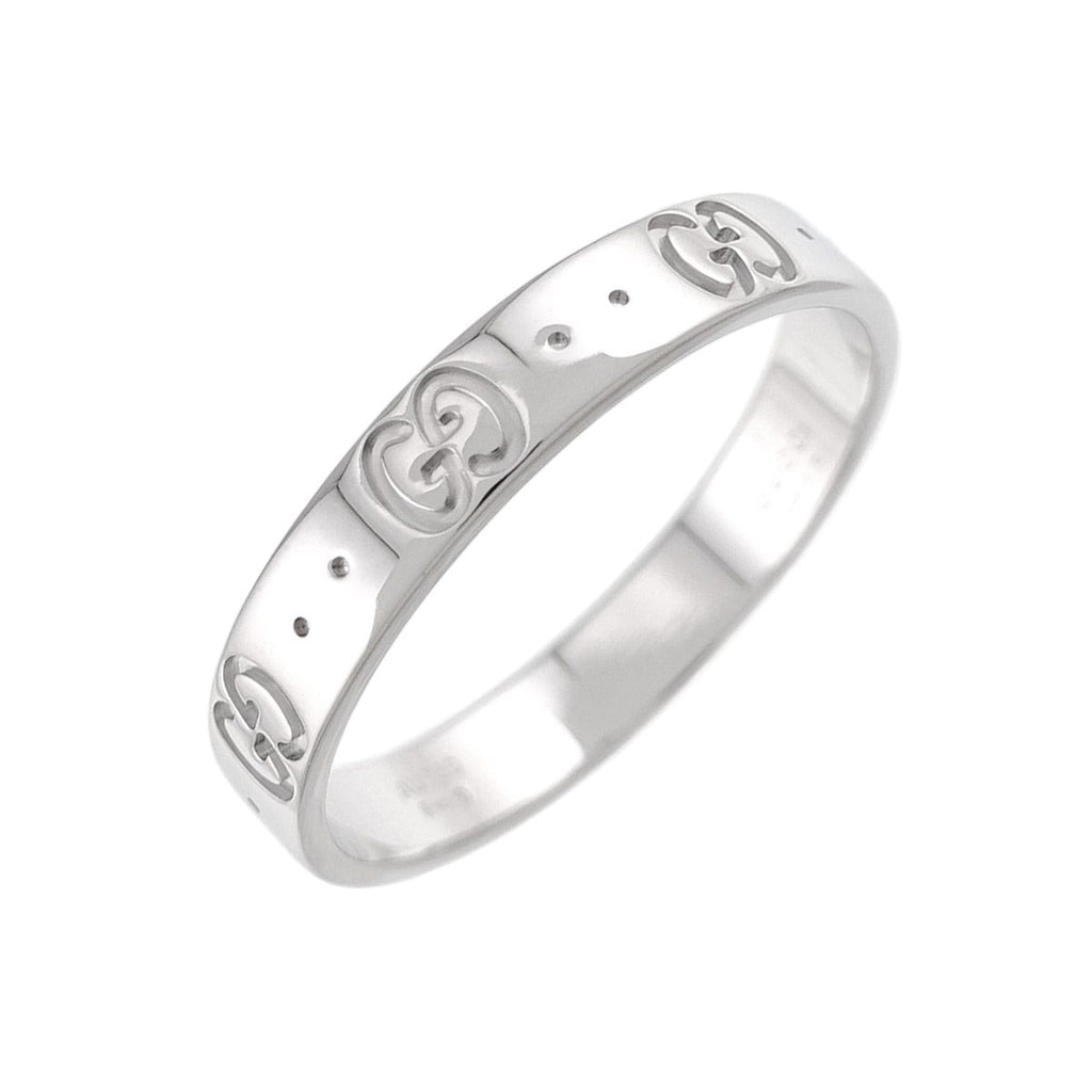 Gucci Icon Ring 18k WG White Gold 750