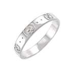 Gucci Icon Ring 18k WG White Gold 750