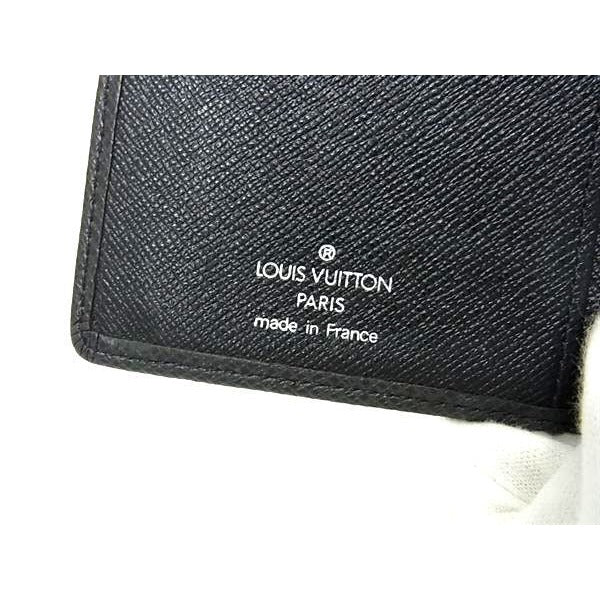 Louis Vuitton Wallet Porte Barrule Carte Cles Di Ardoise Taiga — view 5