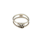 Gucci Interlocking Silver Ring