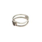 Gucci Interlocking Silver Ring — view 2